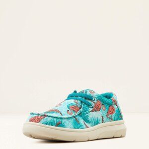 ARIAT KID'S HILO SIZE 2 FLAMINGO PRINT
